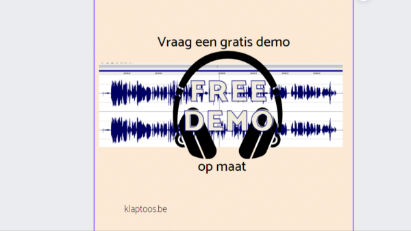 Een demo, ja of nee?